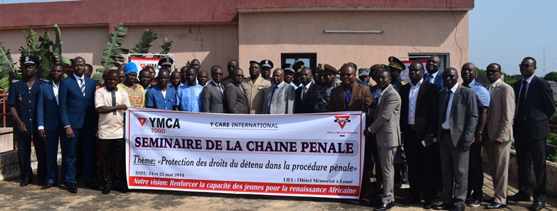 La protection des droits du détenu dans la procédure pénale au cœur d’une rencontre à Lomé,initiative de YMCA-Togo